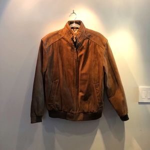 JoS. A. Bank Brown Leather Jacket